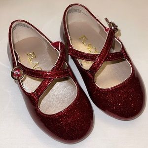 Halloween things: 
NWOT Red Glitter Toddler Dress Shoe